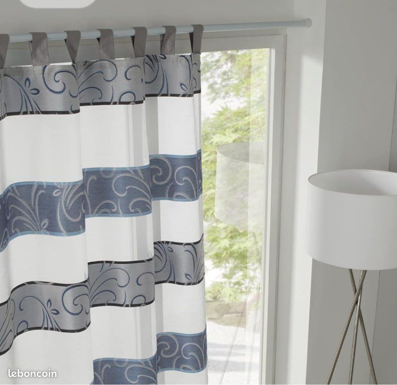 Cabilock Lot De 2 Tringles à Rideaux Décoratives En Fer Noir