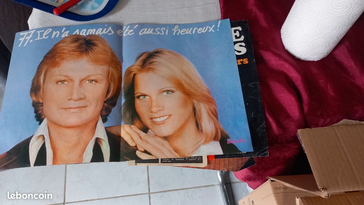 2 Journaux ici paris 1978 plus poster plus 2 disques 45T CLAUDE FRANÇOIS (image 19)