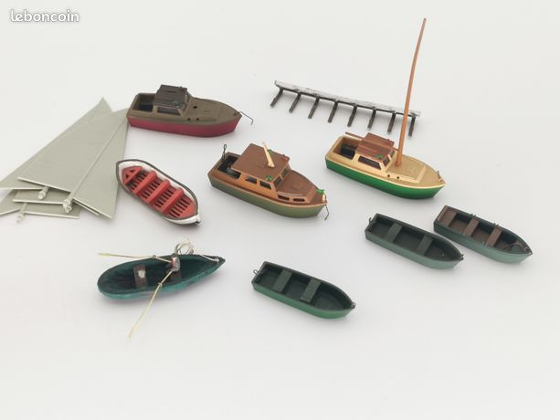 Noch - 16822 - Modélisme Ferroviaire - Barque De Pêche avec Figurine