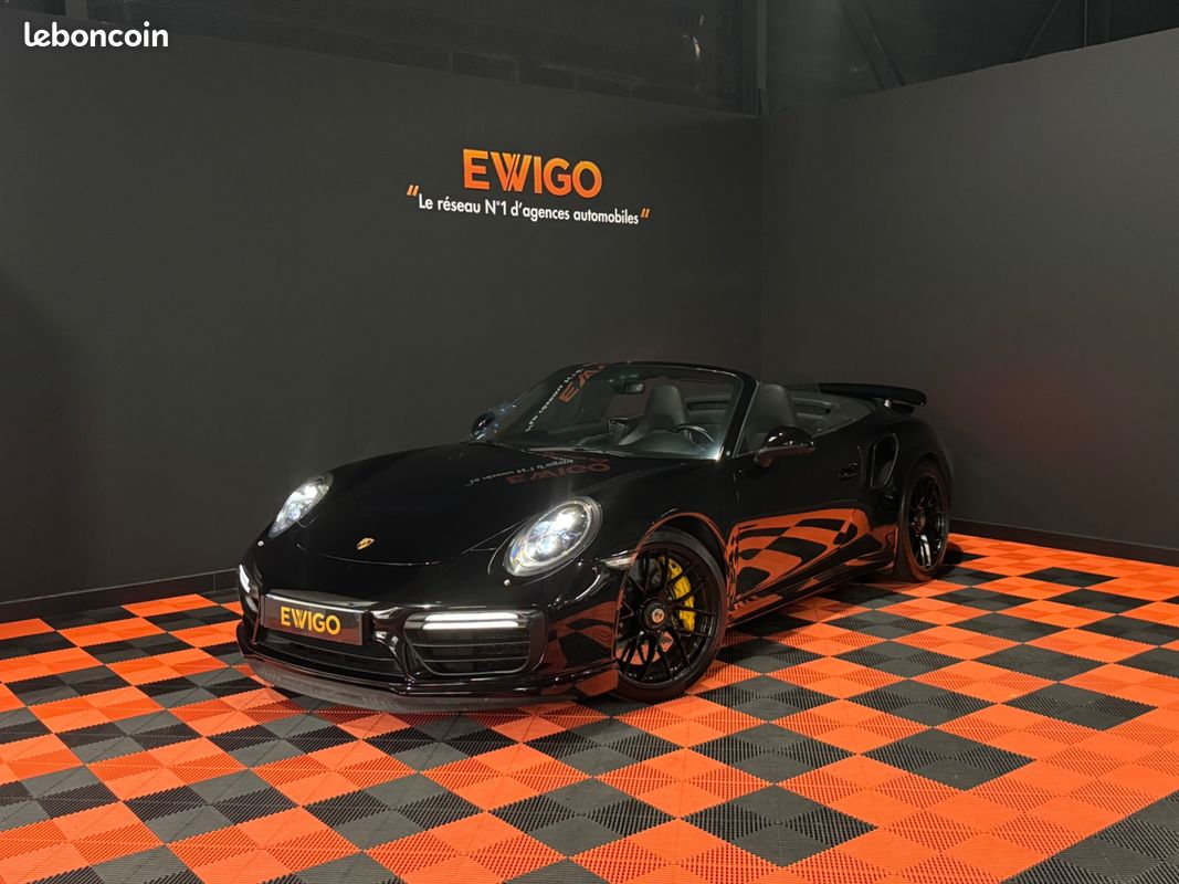 PORSCHE 911 (991.2) CABRIOLET 3.8 TURBO S 580 CH PDK / CAMERA DE RECUL / BURMESTEr (image 1)