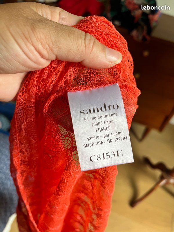 Top dentelle Sandro (image 5)
