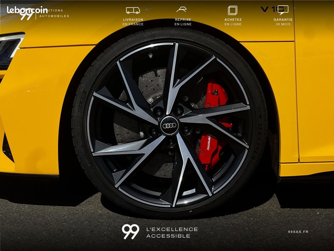 AUDI R8 Spyder V10 620ch Performance malus payé Miltek Carbon Full LOA 1521e/ MOIS LIVRAISON REPRISE (image 42)