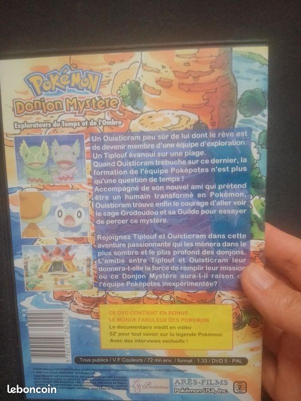 Dvd Pokémon donjon mystère (image 2)