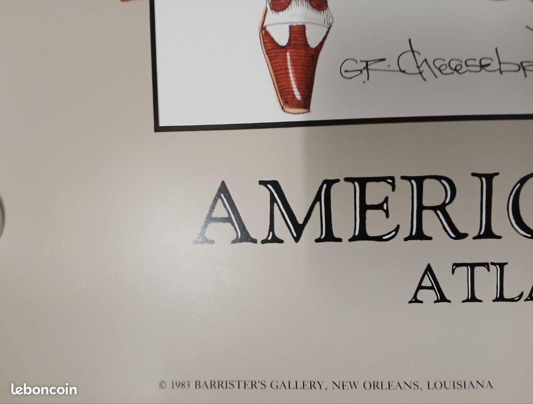 Affiche humour vintage "American Bar Association – Atlanta 1983" (image 4)