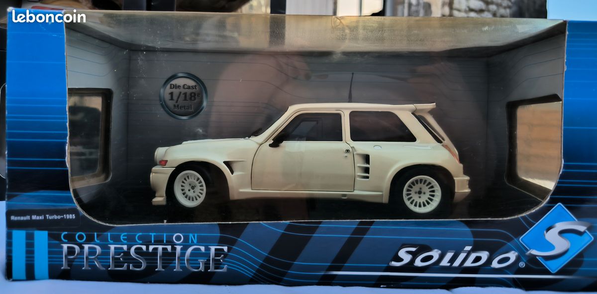 Solido 1:18 Renault 5 GT Turbo MK2 Ano de construção 1989 azul S1810003