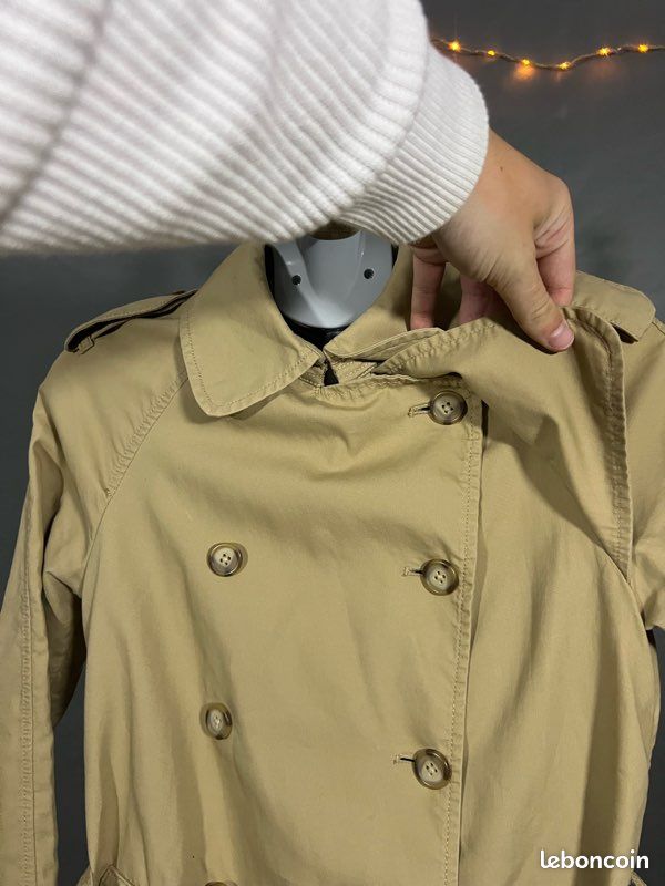 🧥 Trench coat vintage Ralph Lauren – Beige – Taille S (image 6)