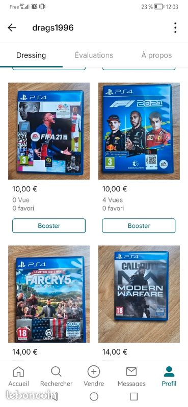 Jeux vidéo ps4 (image 1)