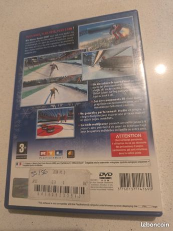 Jeu PS2 RTL Winter Games 2007 - Version PAL Complète En Boîte (CIB) Avec Notice - État Bon