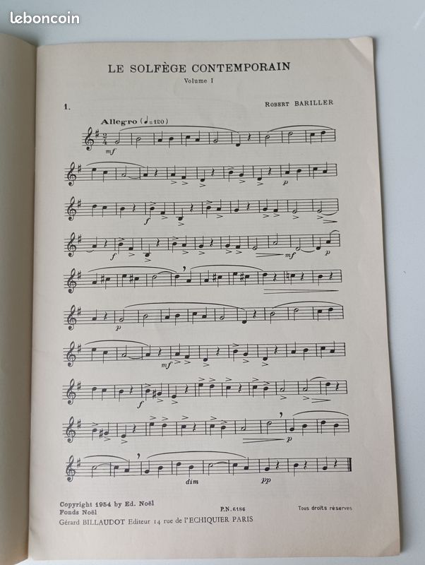 Le solfège contemporain volume 1 Albert Beaucamp (image 3)
