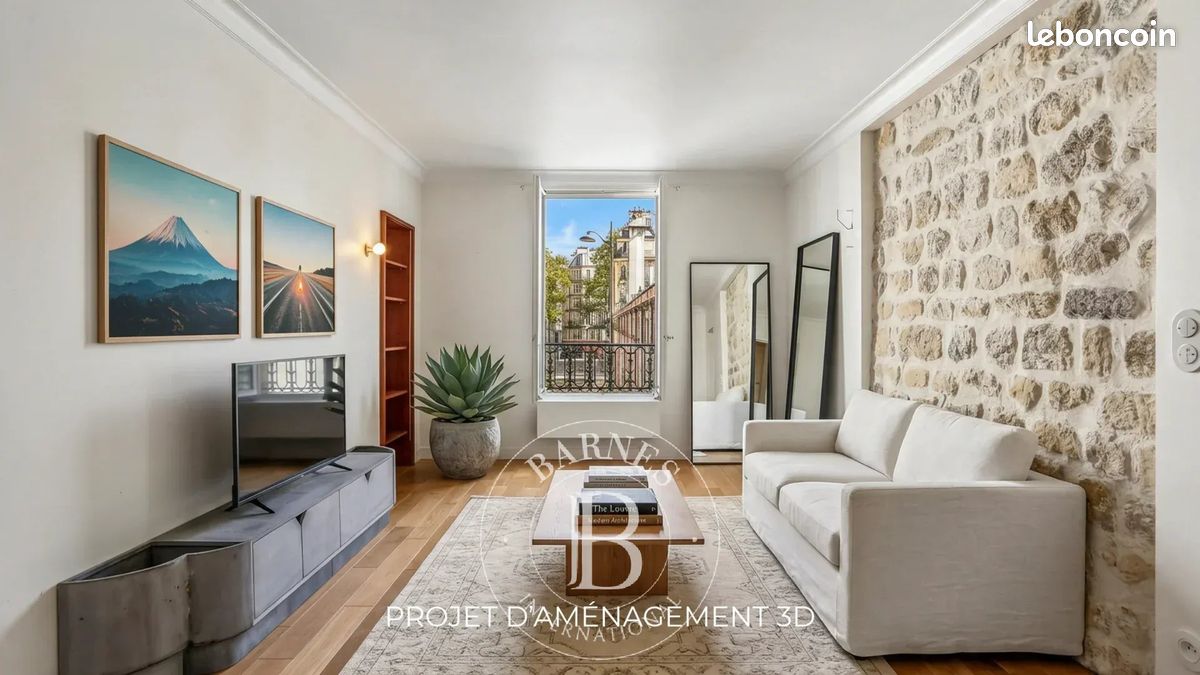 Appartement 2 pièces 44 m² · à Paris · 44 m² · 530 000 €