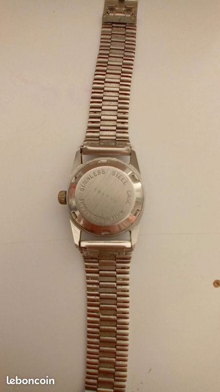 Montre Yema HF Automatique Vintage - Mécanique Made In France - Boîtier Acier - Occasion