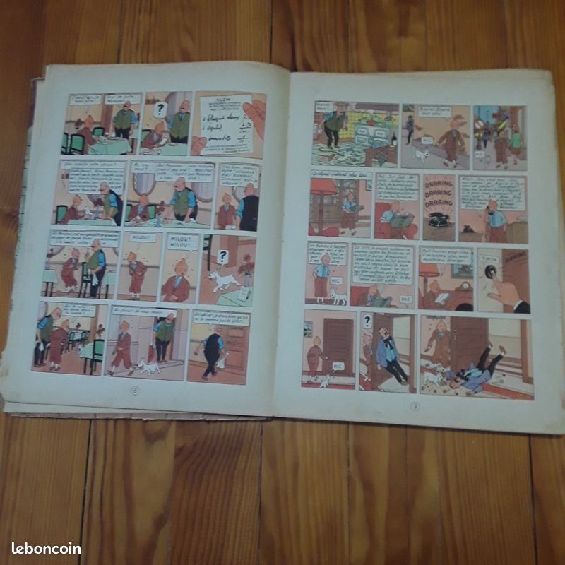 Tintin le sceptre d'ottokar B1 1947, édition originale couleur (image 8)