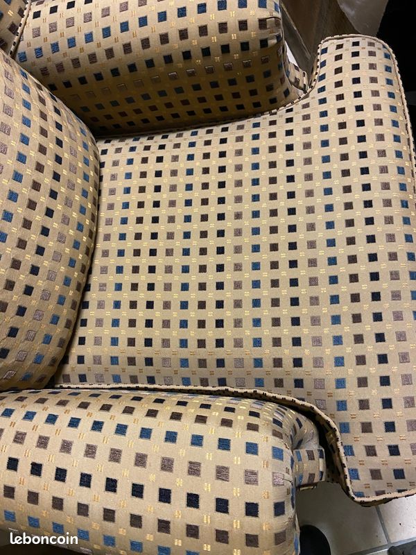 4 fauteuils tissus de salon (image 3)