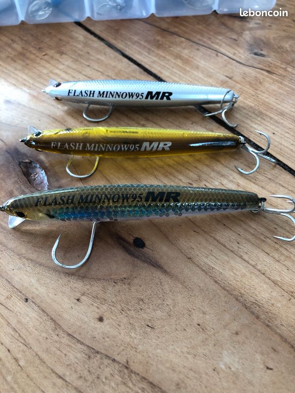 Leurre Lucky Craft Flash Minnow 95 MR – Crankbait 95mm – Occasion (rayure)