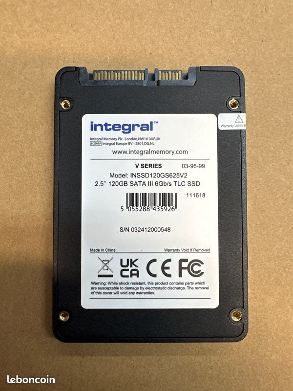 Intregral SSD V series 120go Accessoires informatique