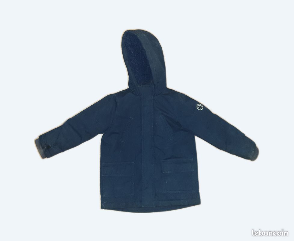 Parka chaude petit bateau 6 ans (image 1)