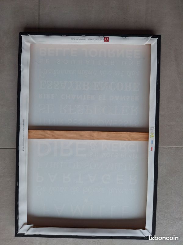 Toile décorative les règles de la famille (image 3)