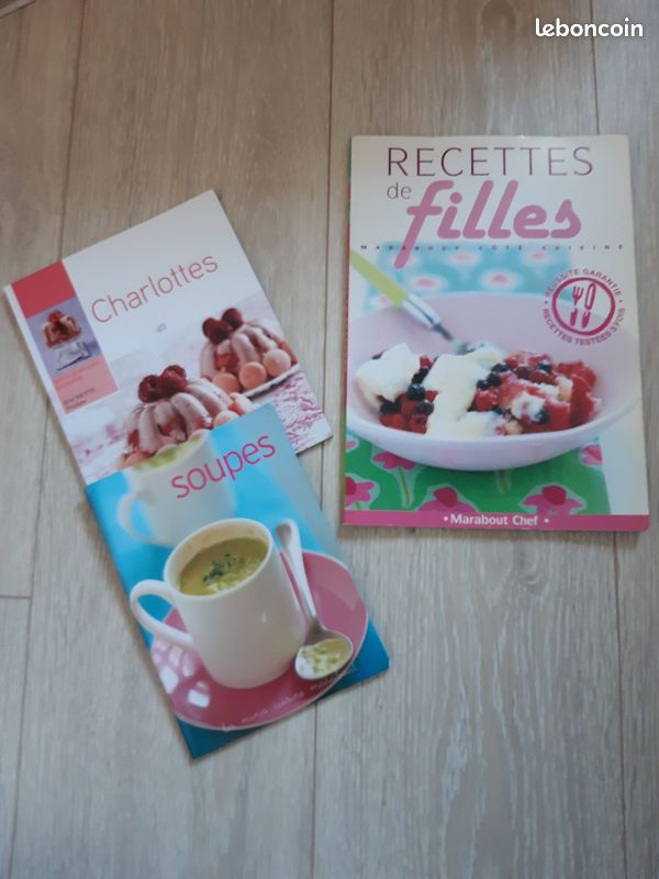 Lot 3 petits livres de Cuisine Girly (image 1)