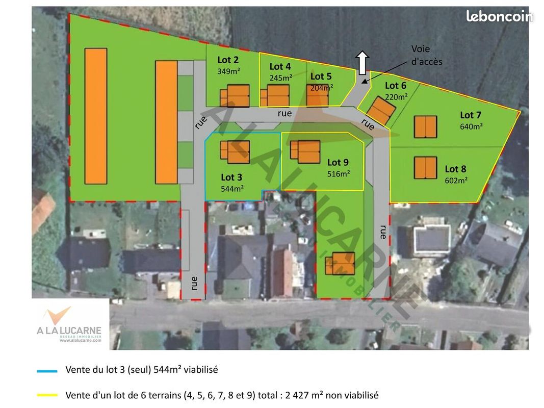 Terrain 544 m² Condé-sur-l'Escaut · 60 500 €
