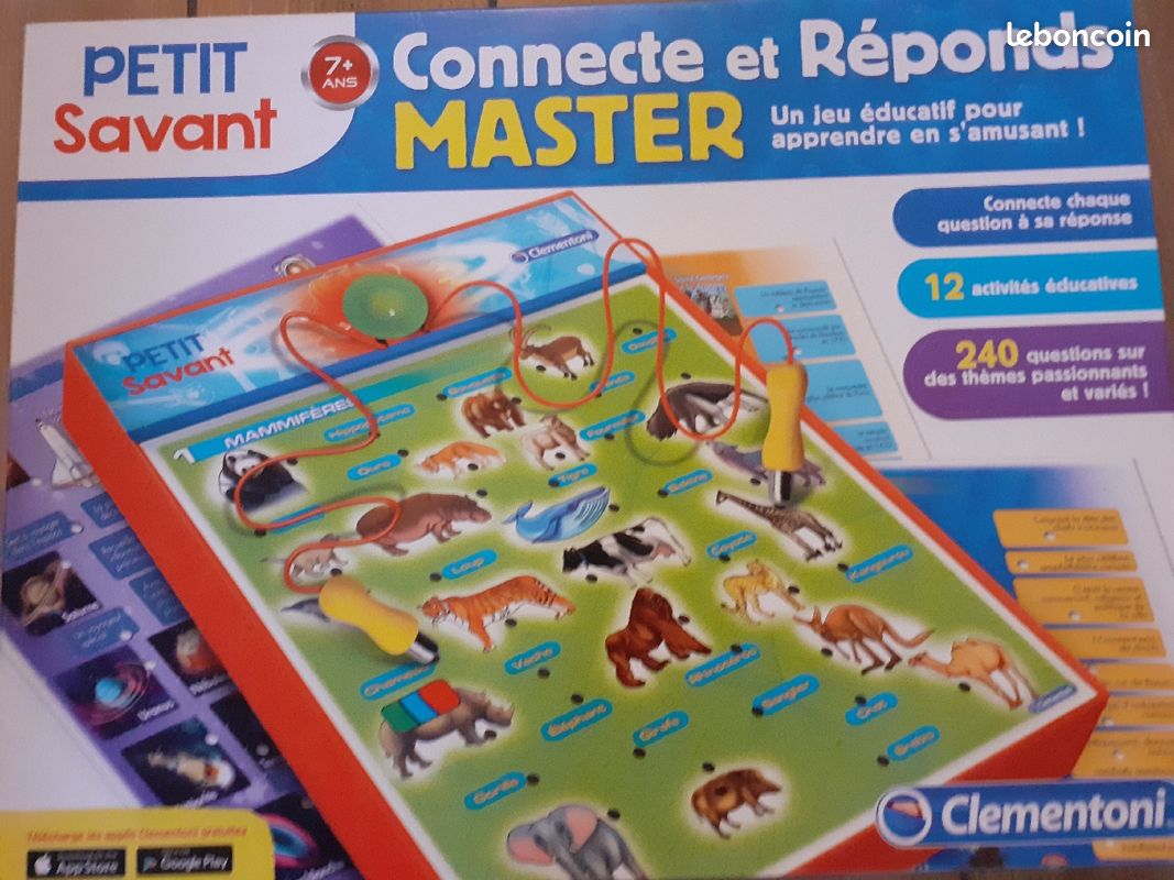 Vends jeu " connecte et réponds " de clementoni (image 3)