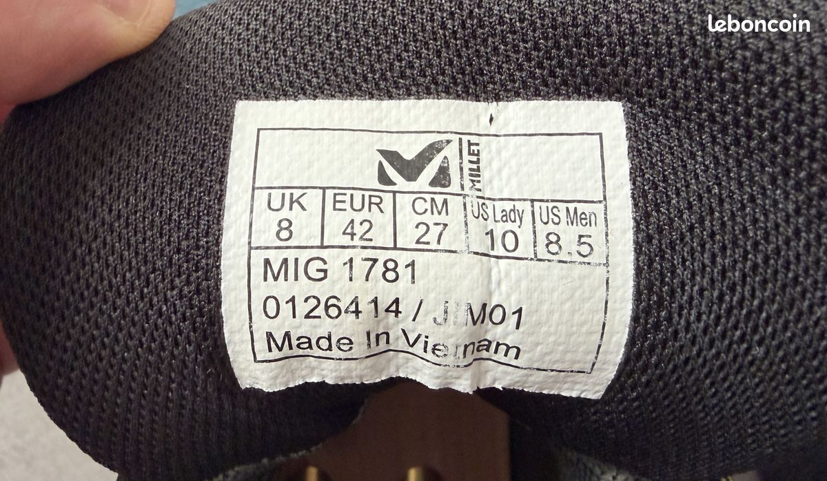 MILLET Chaussures SUPER TRIDENT GORE-TEX homme Taille 42 (image 5)