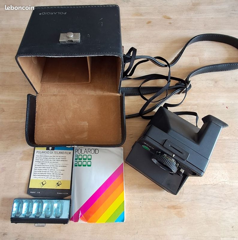 Appareil Photo Vintage Polaroid EE66 Des Années 70 Avec Housse - Pour Déco Ou Collection