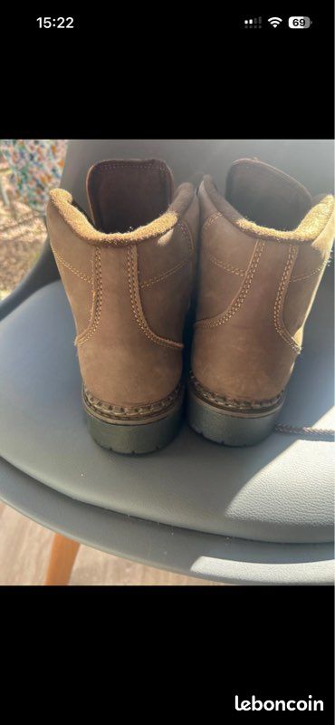 Fortun Boots trekking cuir marron – Pointure 40 – Neuves (image 6)