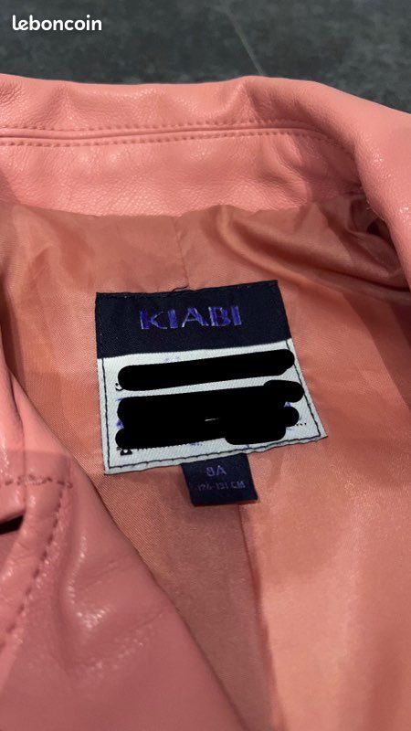 Veste en cuir fille 8 ans (image 4)
