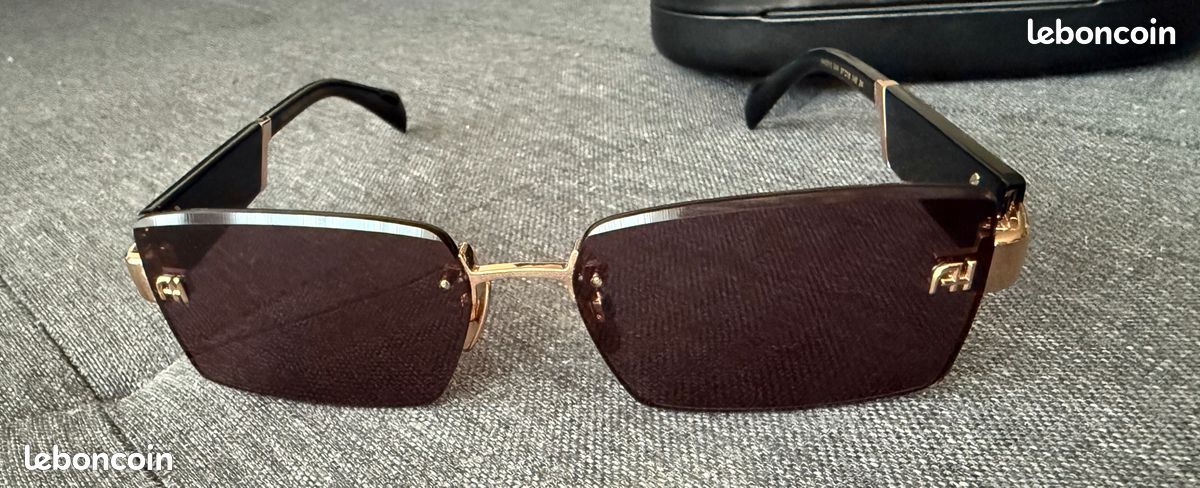 Lunettes De Soleil Hickmann HI3114 E01 - Marron Rayé, Taille 54/15/145, Protection UV400, Neuf Avec étiquettes, Pour Femme