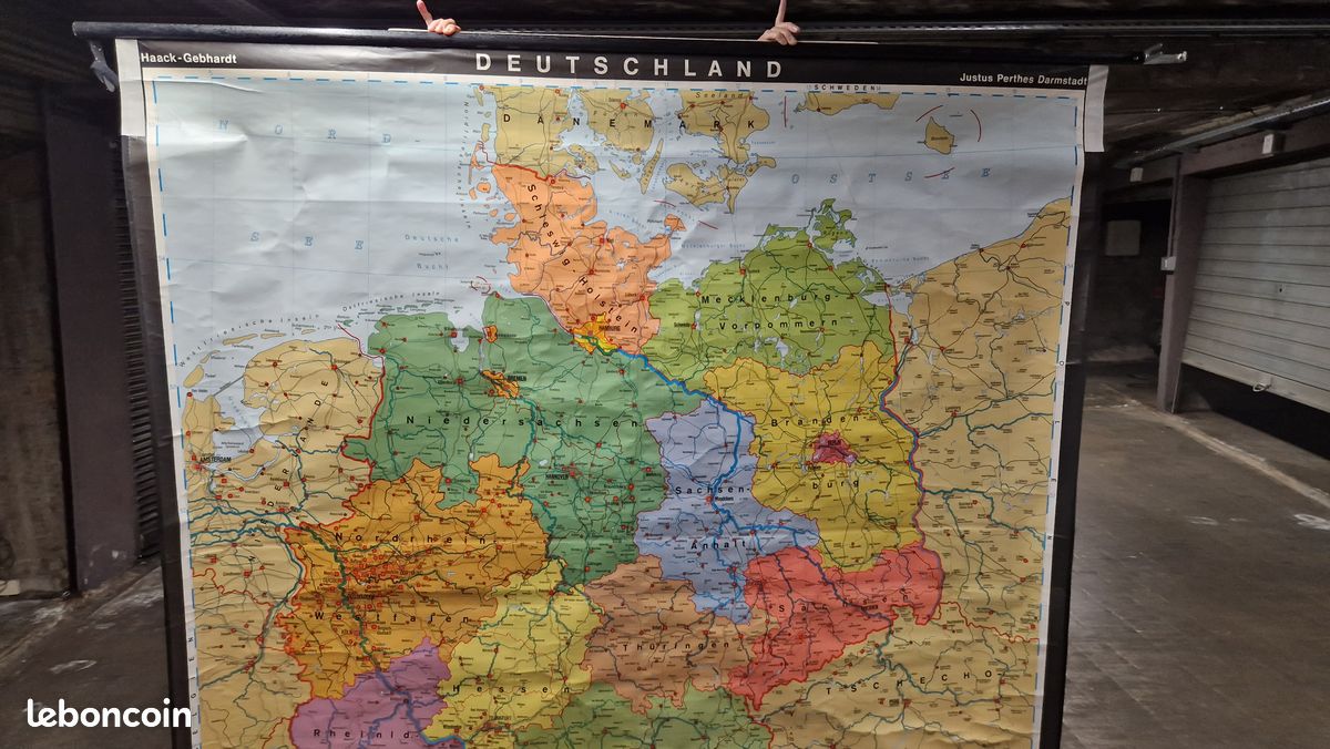 Ancienne carte d'école d'Allemagne (image 1)