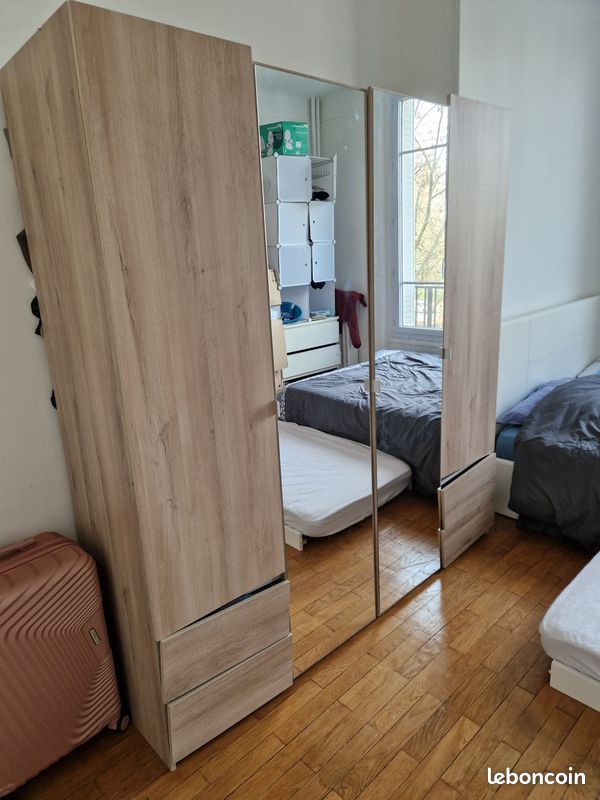 Armoire avec penderie à venir démonter (image 2)
