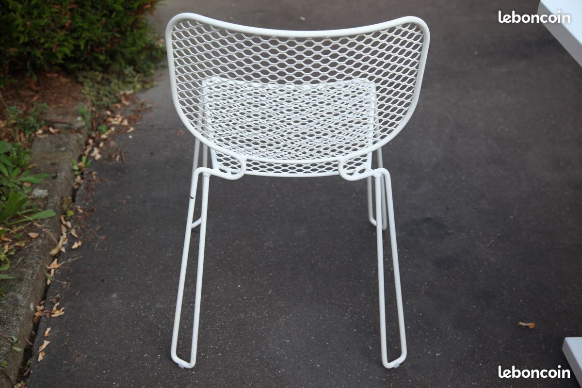 Salon de jardin designer Ivy Paola Navone pour EMU Salon industriel entièrement en acier. (2008) (image 10)