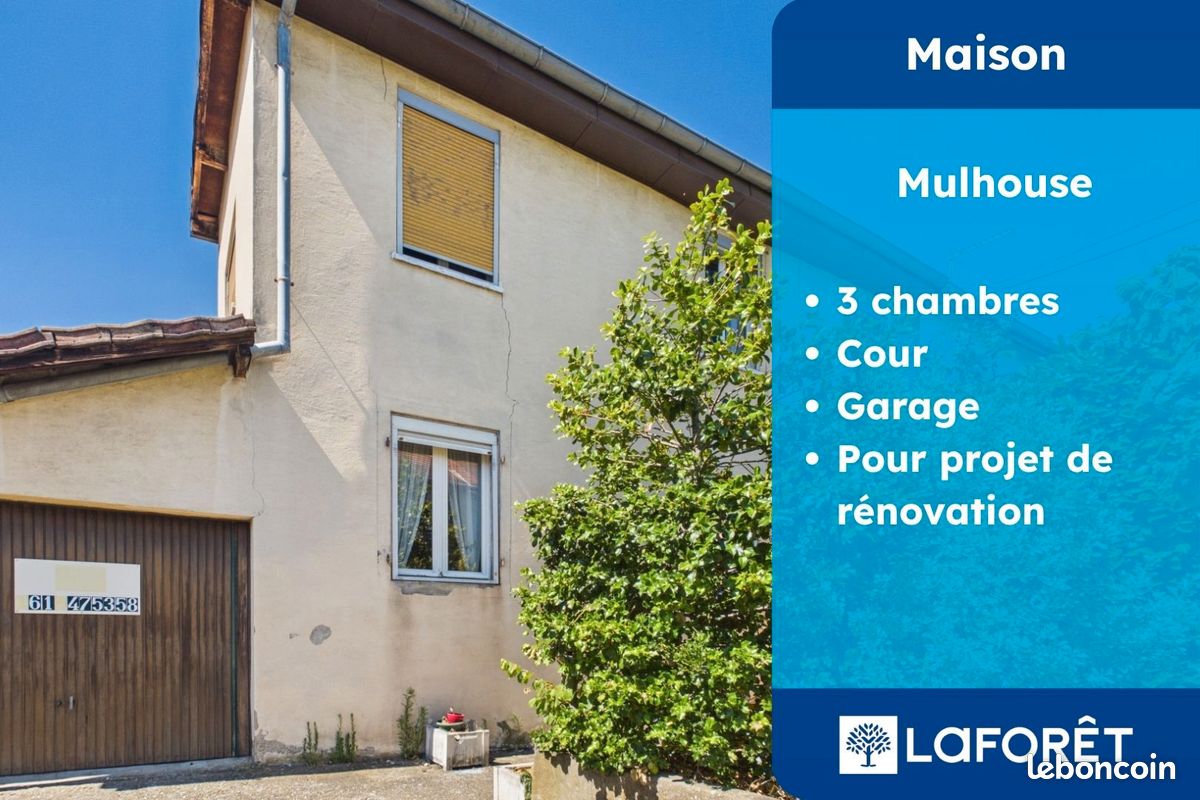 Maison 4 pièces 99 m² · à Mulhouse · 99 m² · 99 800 €