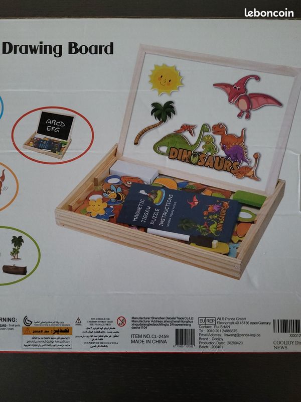 Chevalet magnétique puzzle Dinosaure Jeux Jouets