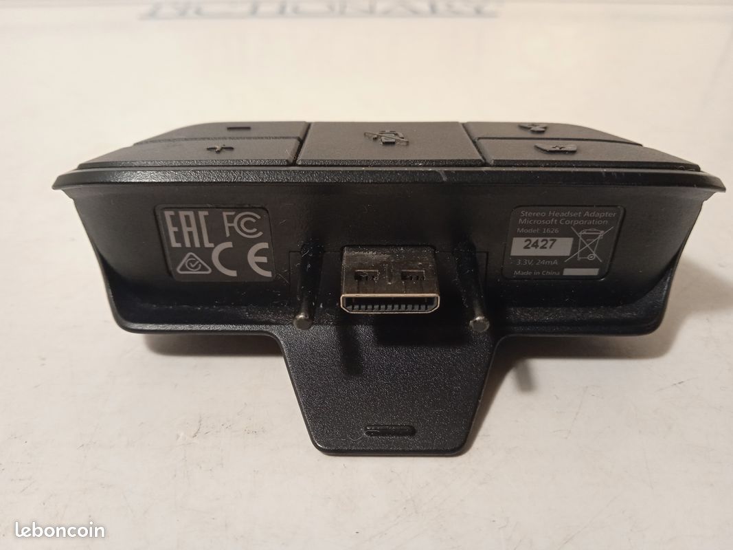 Adaptateur Audio Officiel Microsoft Pour Manette Xbox One Et Series X/S – Branche Ton Casque En Un Clin D’œil !