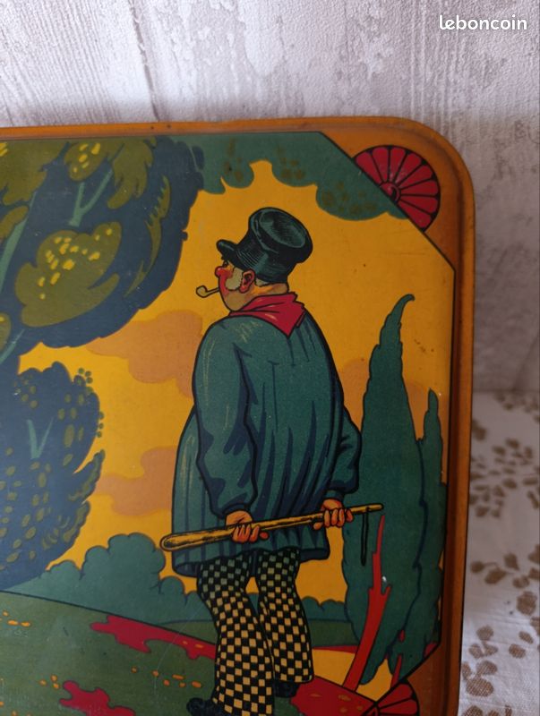 2 Petites boites en bois et métal art déco 1930