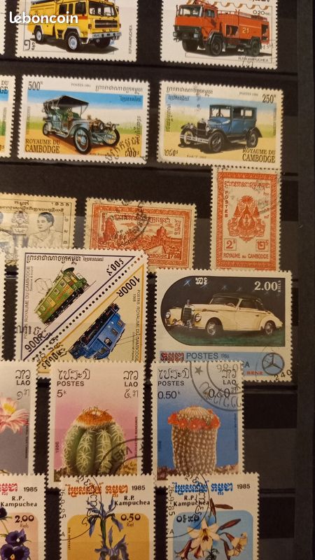 Lot De 50 Timbres Différents Du Cambodge - Pour Collectionneurs, Qualité PROPHILA