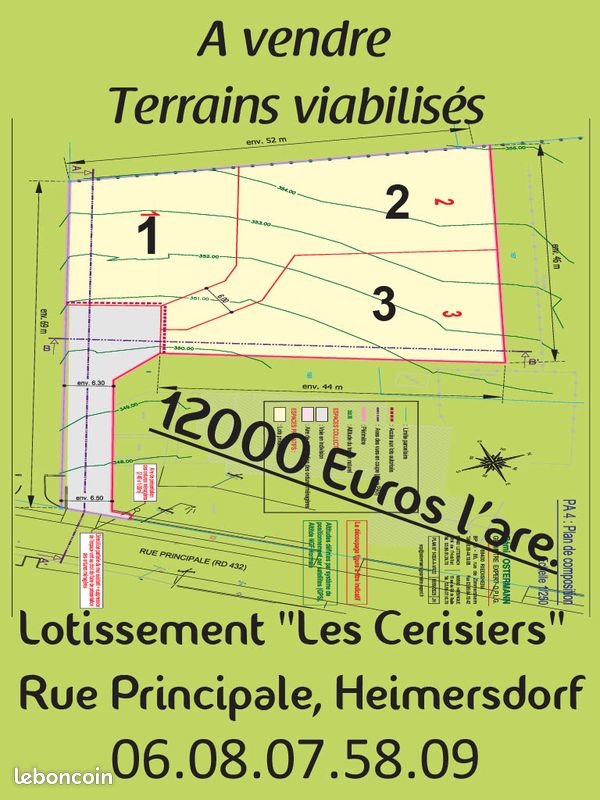 Lotissement " Les cerisiers" Heimersdorf · 12 000 €