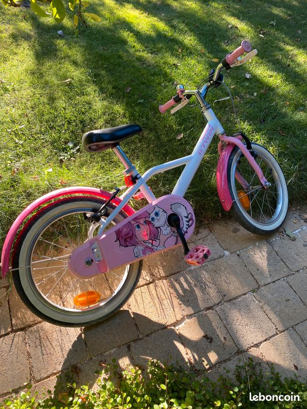 Vélo enfant B-Twin rose 16 pouces (4-7 ans) (image 3)