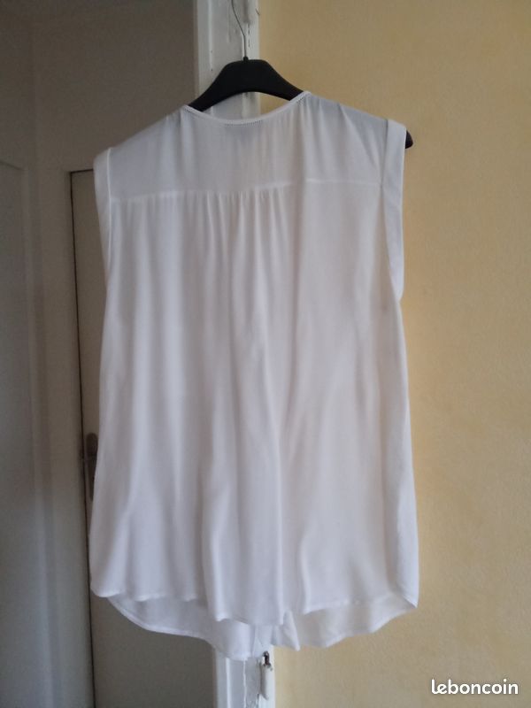 Chemises Sans Manches Blanches | France
