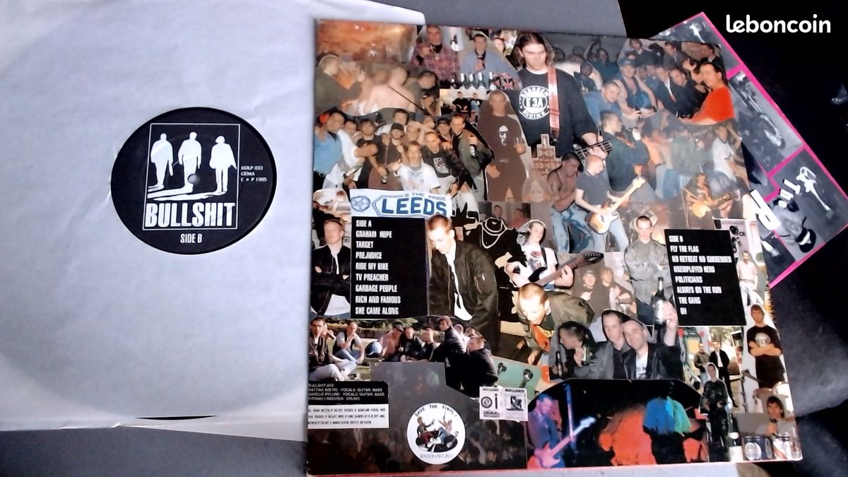 BULLSHIT Oi Punk Vinyle LP original (image 2)