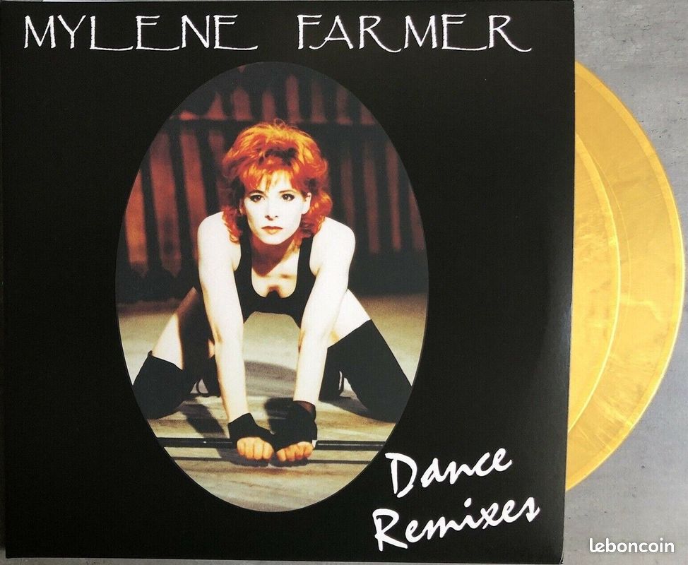 Mylene Farmer Album double 33Tours Dance Remixes Exclusivité Vinyles couleur jaune (image 1)