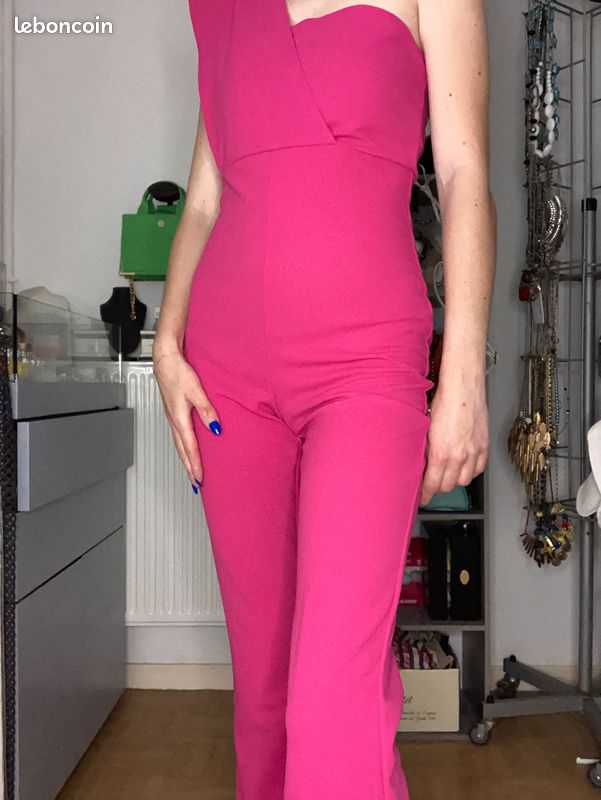 Combinaison-pantalon Pretty Little Thing Taille S (36) Rose - Neuf Sans étiquettes - Pour Soirée Ou Décontracté