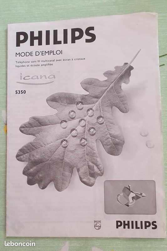 Telephonne sans fil Philips modèle Icana (image 1)