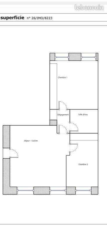 Appartement 3 pièces 43 m² · à Boulogne-Billancourt · 43 m² · 419 000 €