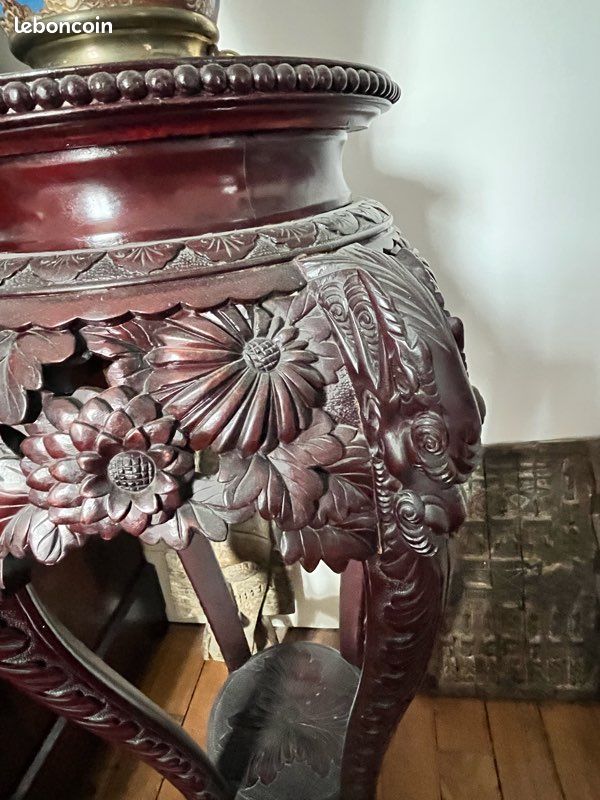 Paire de sellettes asiatiques 90cm (image 4)