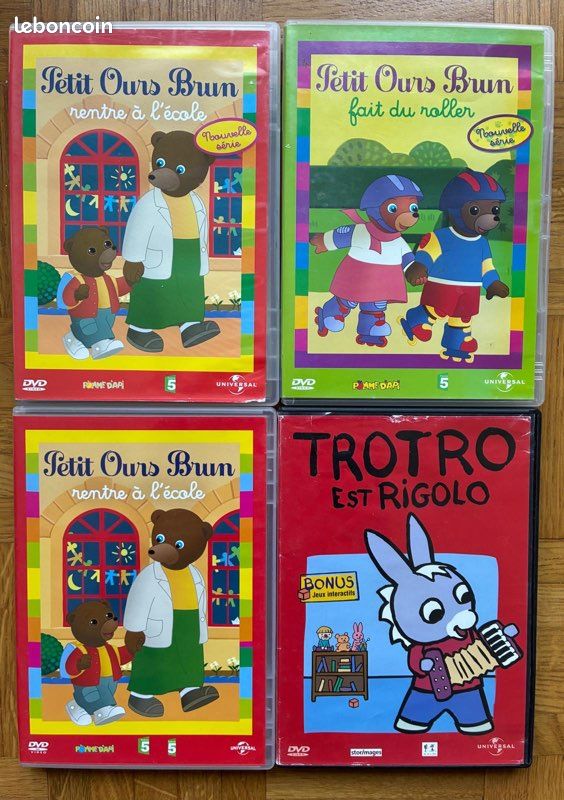 4 DVD Ours Brun et Trotro (image 1)