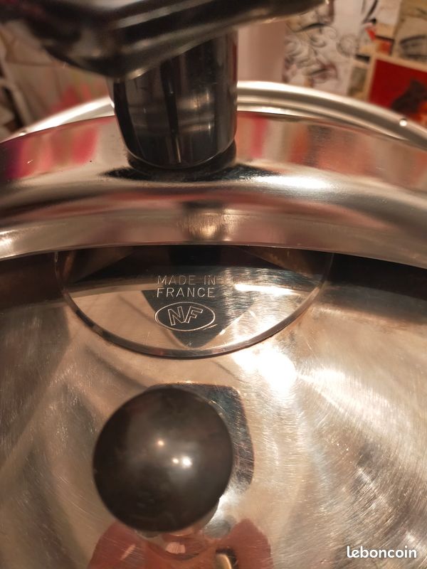 Cocotte SEB 8 Litres Made In France – Argenté, Compatible Gaz Et électrique, Occasion