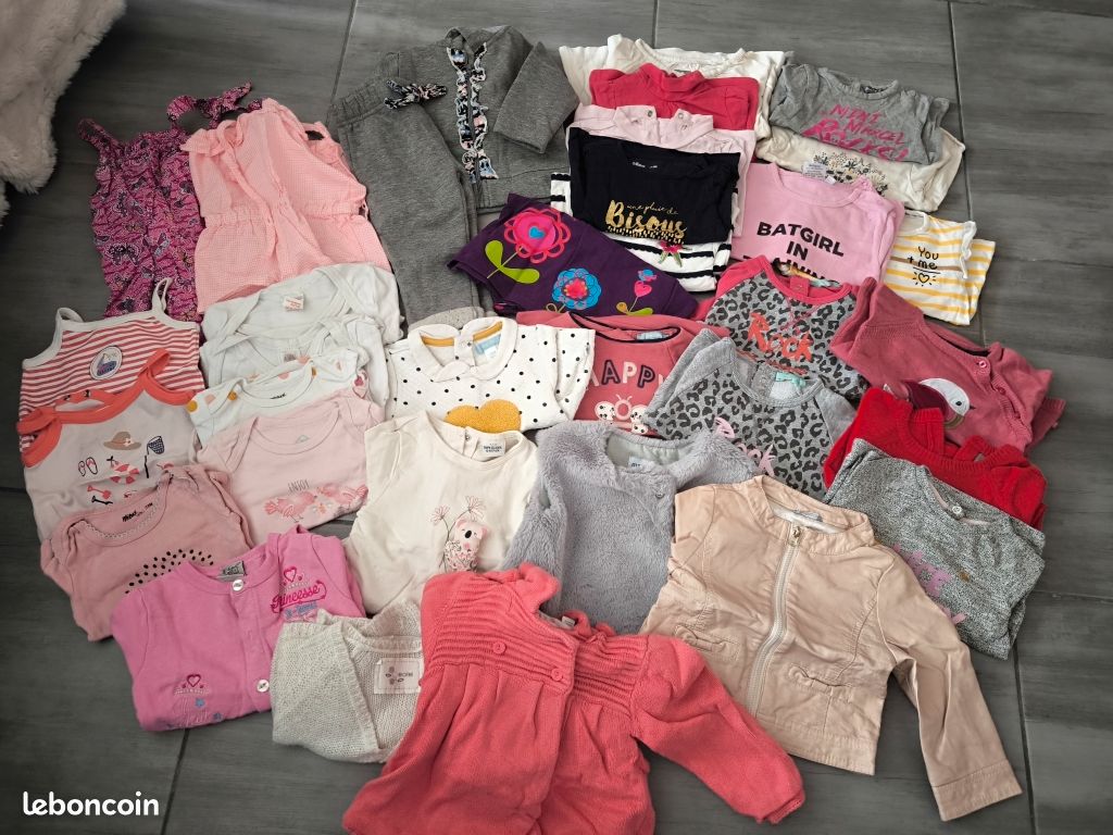 Lot de 2 ensembles 2-pièces, 2T-3T - Bébé fille
