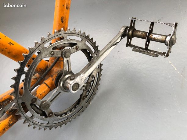 Cadre Vélo De Course Peugeot Ancien – Acier, Taille 59 (grande), Rouge – Pour Collection Ou Resto